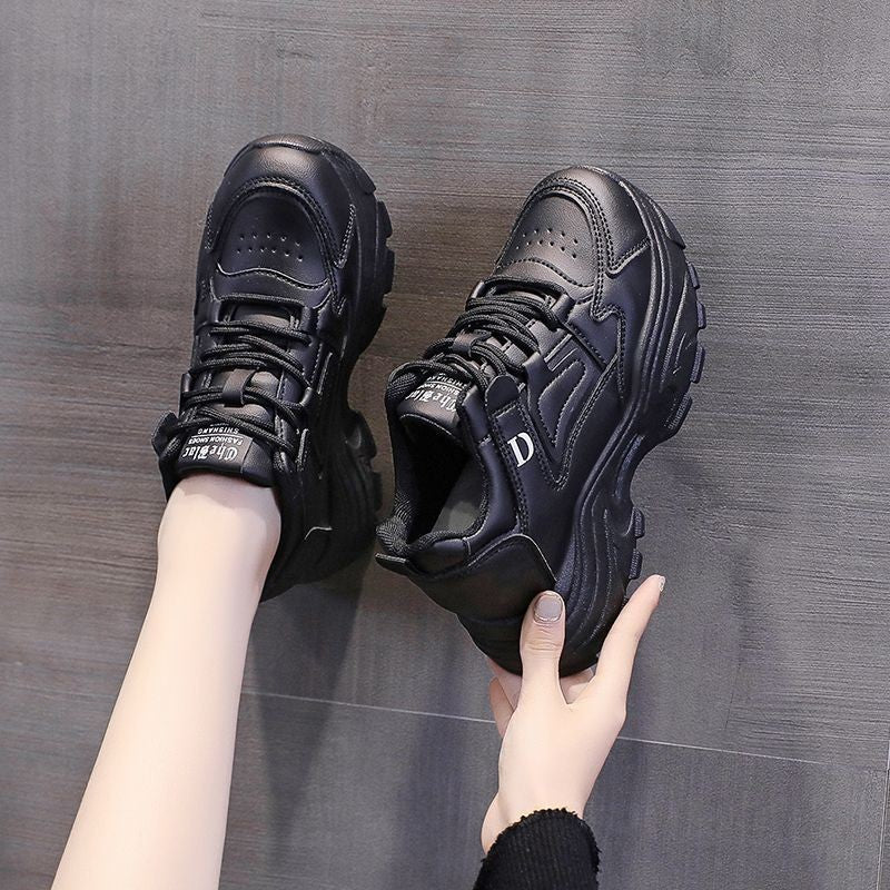 Chaussures pour femmes automne talon caché chaussures blanches femme Sneaker