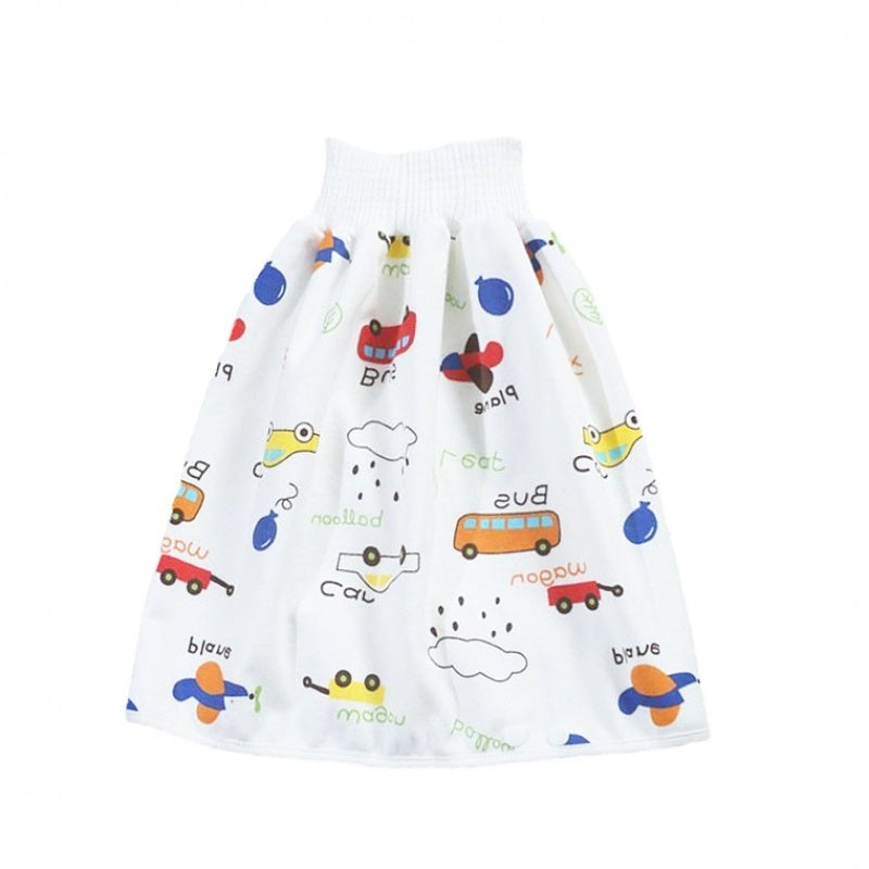 Jupe couche bébé en coton et fibre de bambou