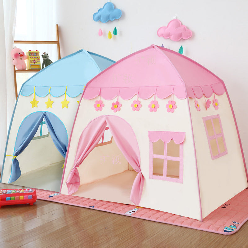 Tente enfant jeux bébé fleurs maison fleurie