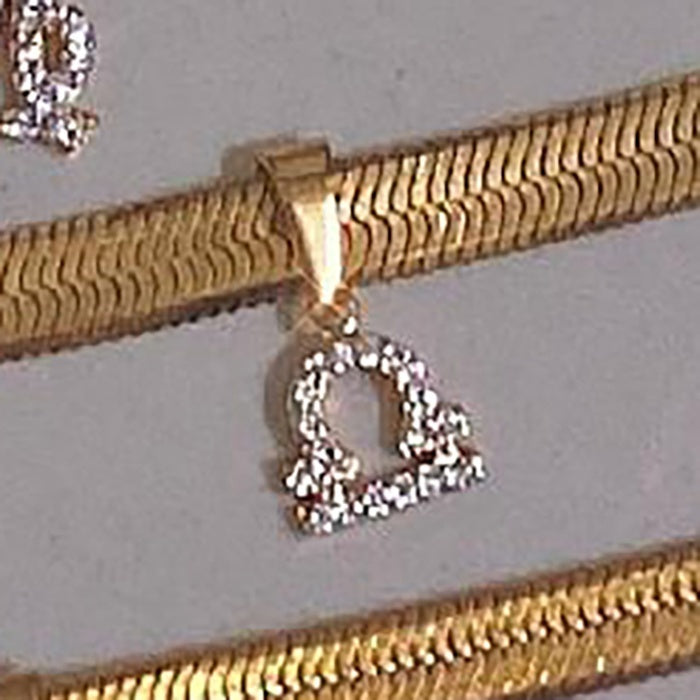 Collier de lame de constellation de diamants en petit groupe