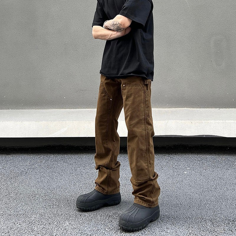 Men's Logging Workwear Straight Casual Jeans