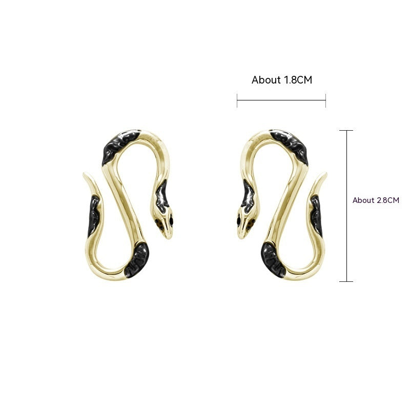 Black Snake Necklace For Women Temperament Wild