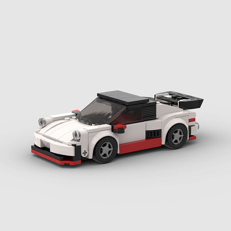 Voiture de sport à petites particules, Puzzle Moc, blocs de construction assemblés, jouet pour enfants