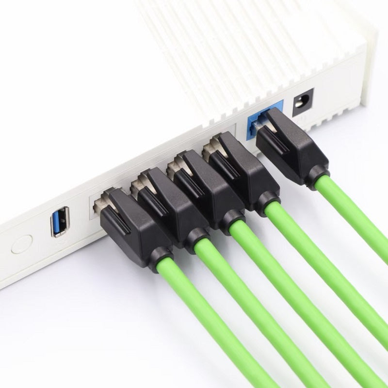 Cable de red Gaorou Super Categoría 6 Gigabit de alta velocidad con doble blindaje