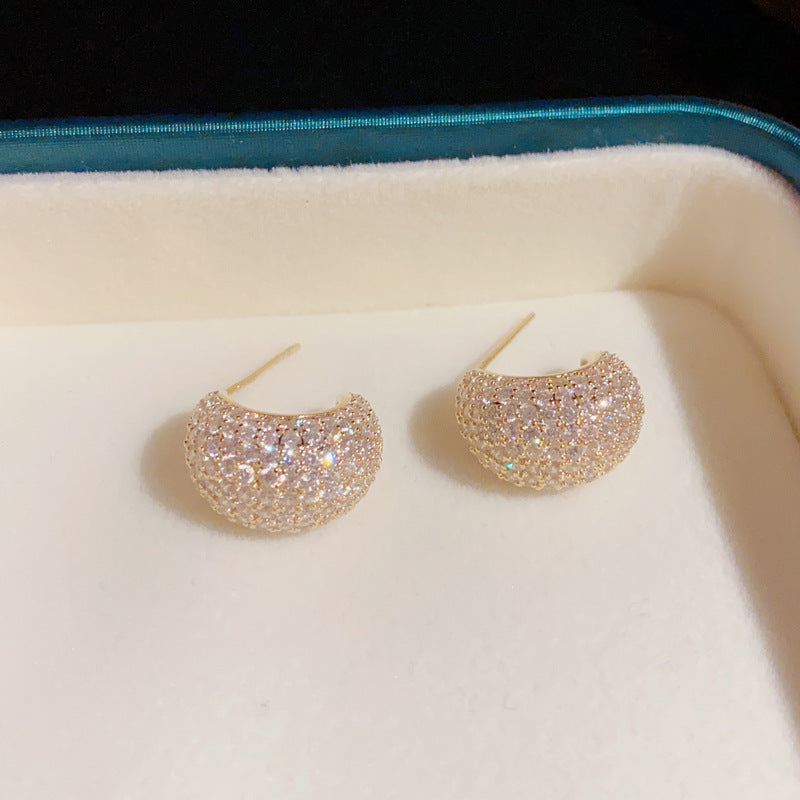 Boucles d'oreilles en argent Sterling, aiguille, mode coréenne exquise, brillant, Micro incrusté de Zirconium, forme de goutte d'eau