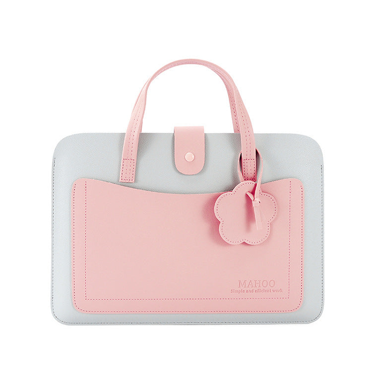 Sac d'ordinateur portable 13 pouces, fleur fine