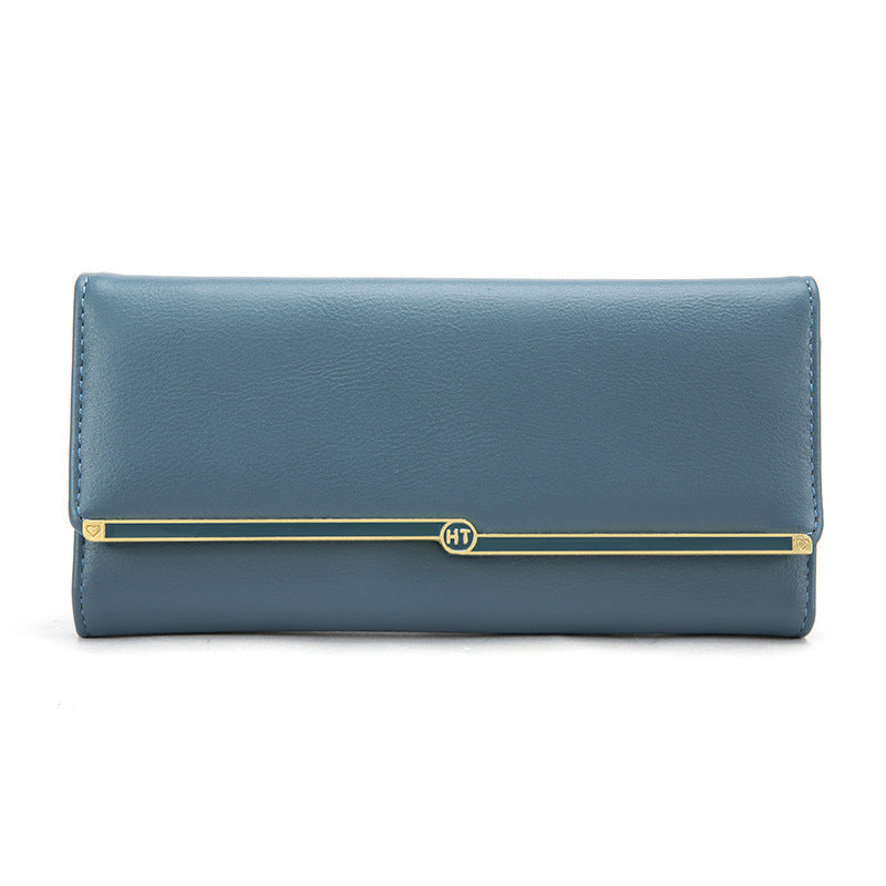 Portefeuille mode Long portefeuille femme Simple porte-carte