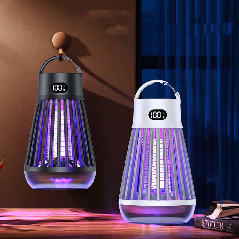 Lampe anti-moustique à affichage numérique, piège à moustiques à choc électrique, piège répulsif à insectes sans rayonnement pour chambre à coucher, Gadgets d'été en plein air