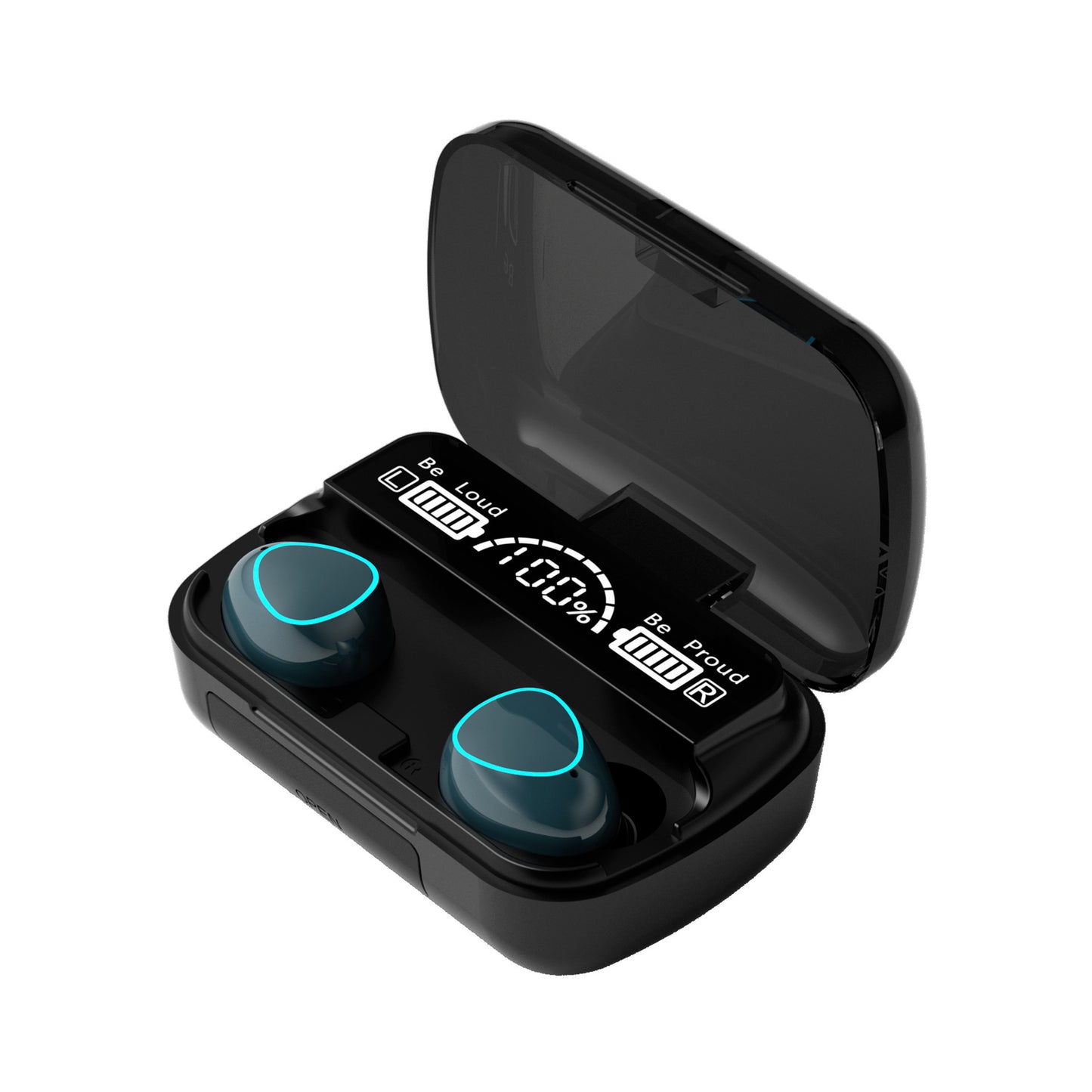 Écouteurs Bluetooth TWS haute puissance M10 technologie noire écouteurs de sport