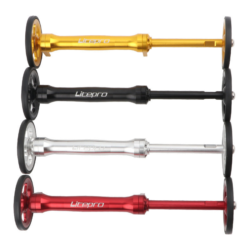 Petit vélo pliant en tissu modifié en alliage d'aluminium tige d'extension de roue facile Litepro tige télescopique roue facile