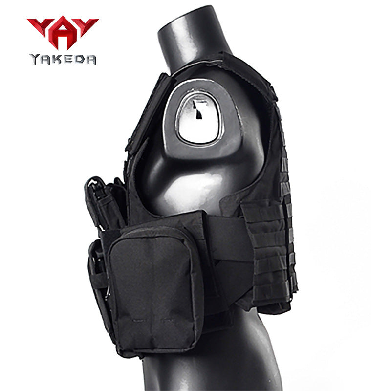 Chaleco de combate de camuflaje funcional multifuncional equipo de entrenamiento de camuflaje militar de 8 piezas