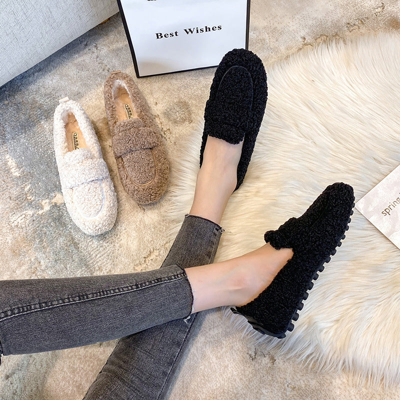 Chaussures à pois à enfiler à la mode, fée