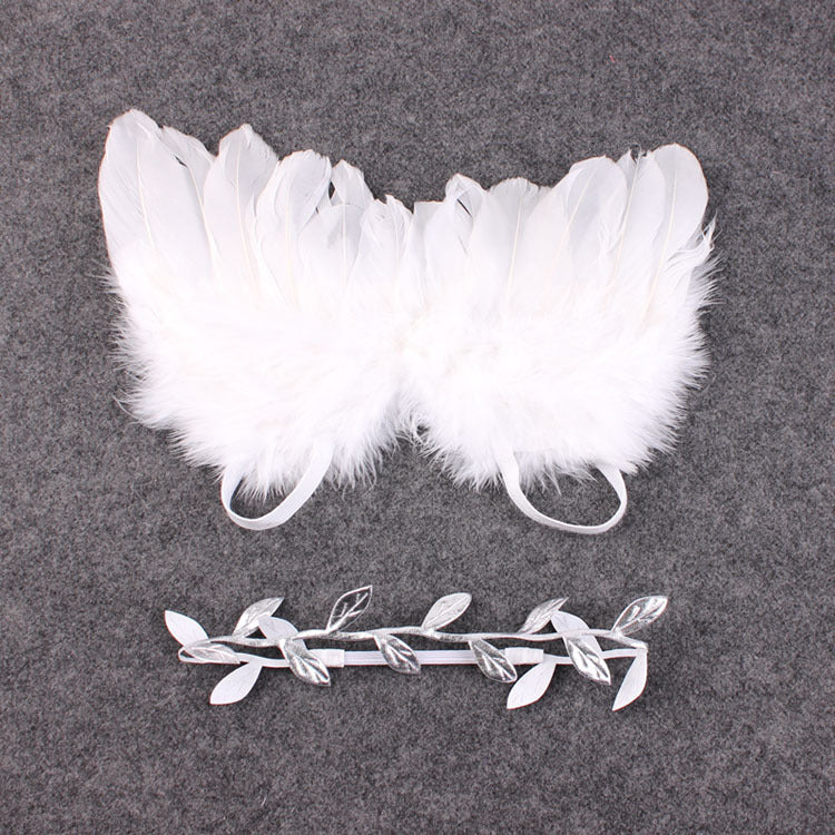 Accessoires plume aile filles cheveux enfants bébé photographie accessoires de cheveux