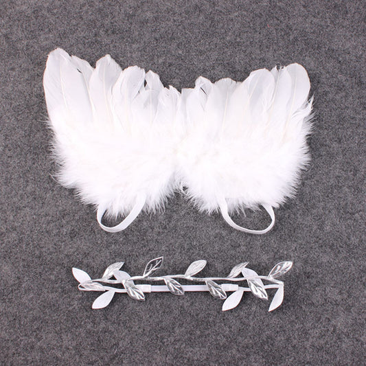Accessoires plume aile filles cheveux enfants bébé photographie accessoires de cheveux
