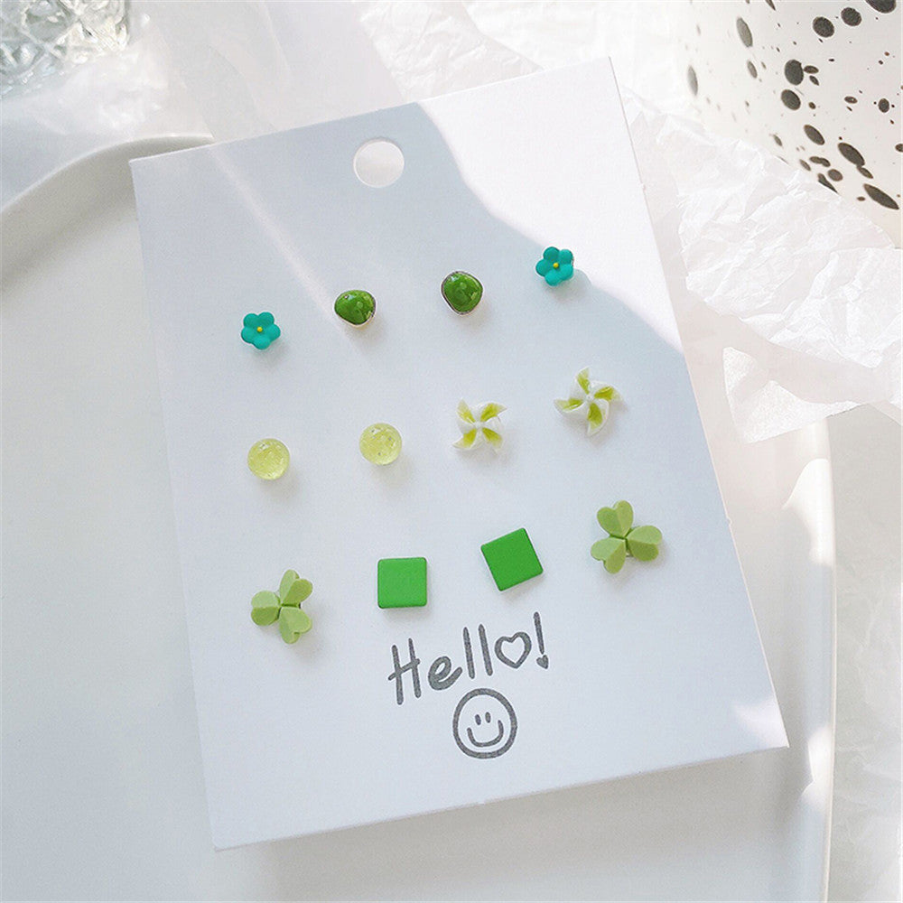 Boucles d'oreilles à tige en argent sterling pour femme