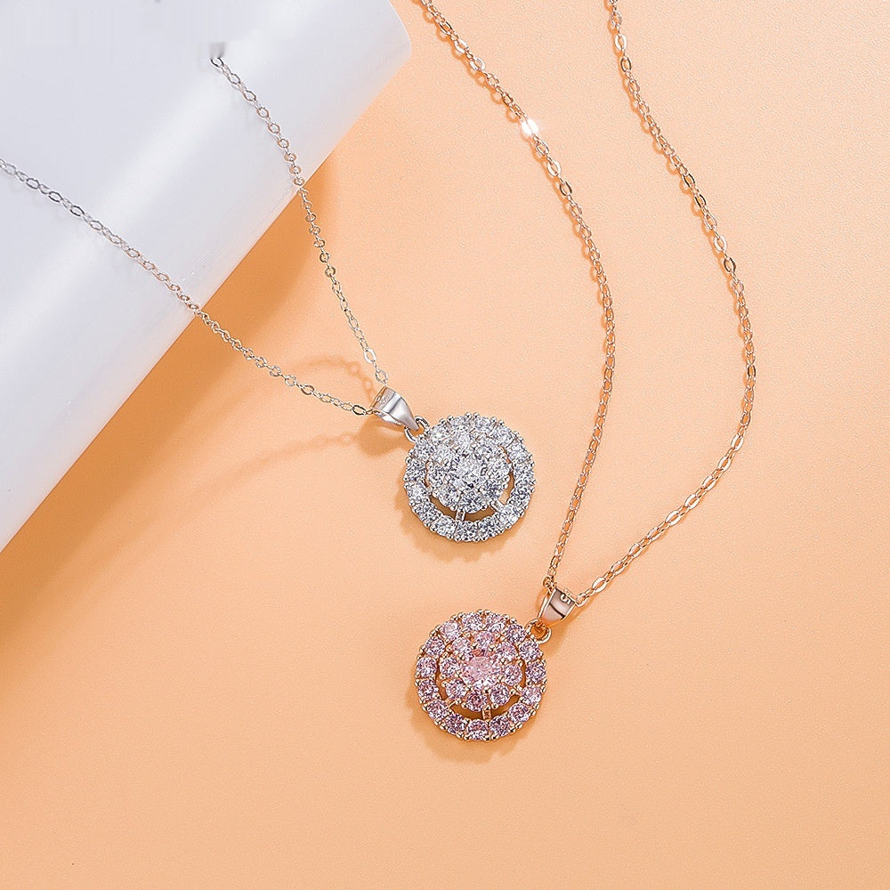 Collier rotatif en argent Sterling, Simple, gracieux, abordable, luxe, Niche, conception originale, chaîne de clavicule