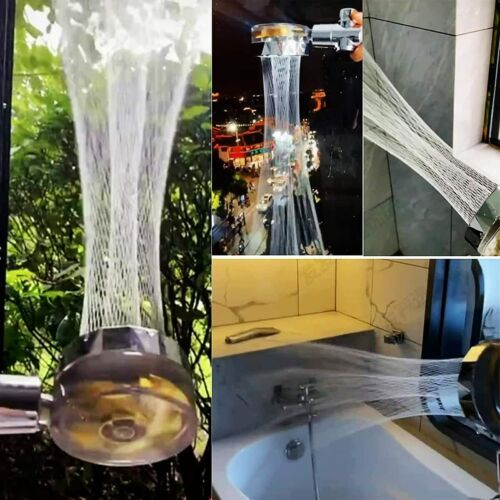 Buse de douche à petit ventilateur suralimenté, minimaliste et moderne, petite taille