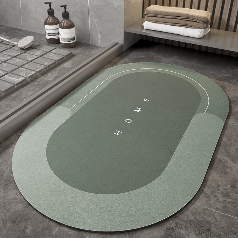 Alfombra de baño superabsorbente de piel de Napa, alfombra de baño de secado rápido, alfombras modernas simples antideslizantes para el suelo, alfombra de cocina a prueba de aceite para el hogar