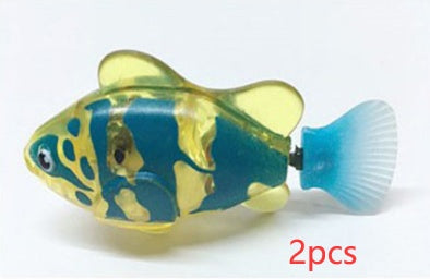 Jouet d'eau de poisson électrique interactif pour chat, pour jeu d'intérieur, Robot de natation, jouets de poisson pour chat, chien, animal de compagnie, bébé nageur, jouets de bain Robofish