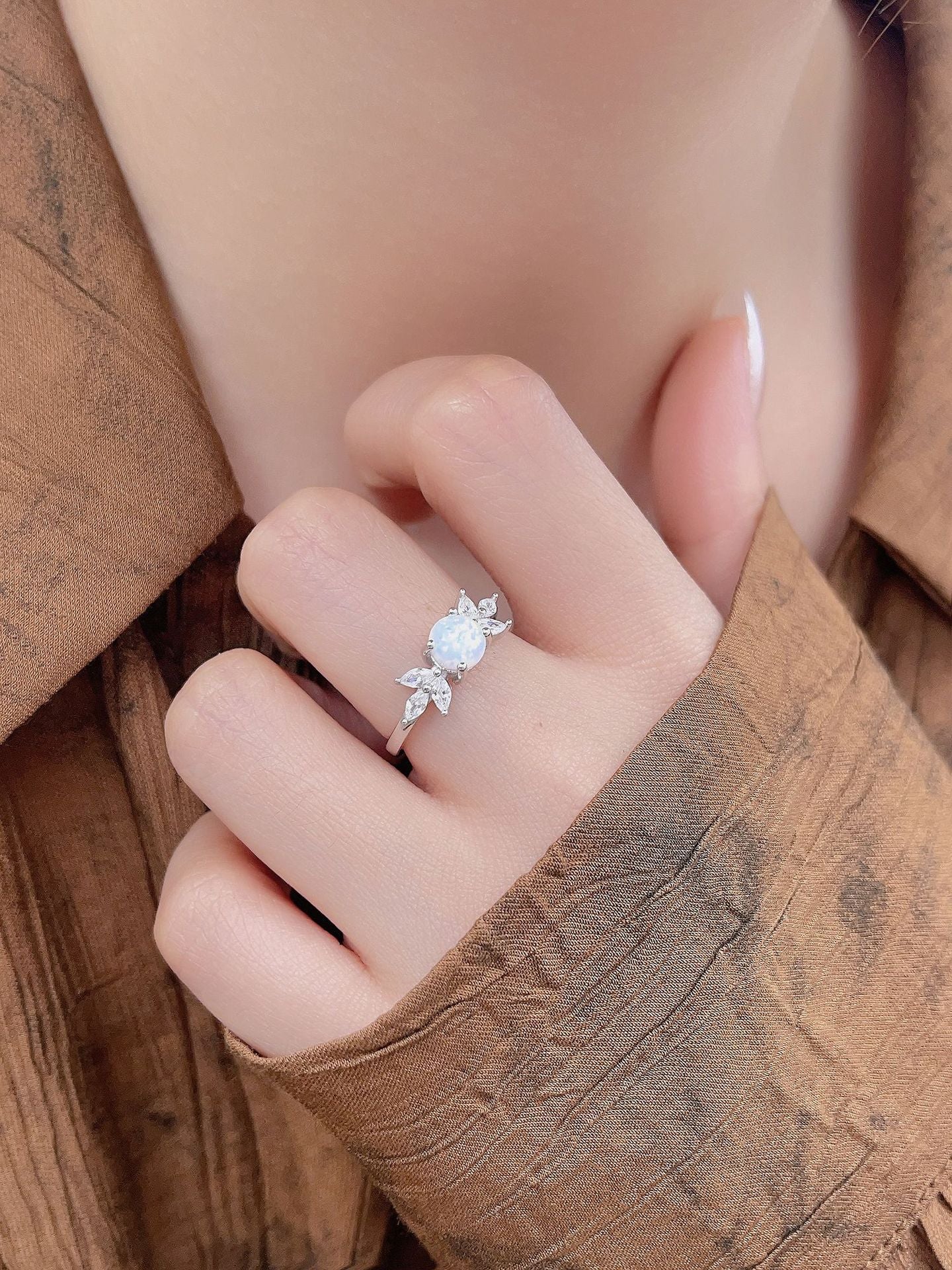 Fashion Personalized Opal Ring For Women