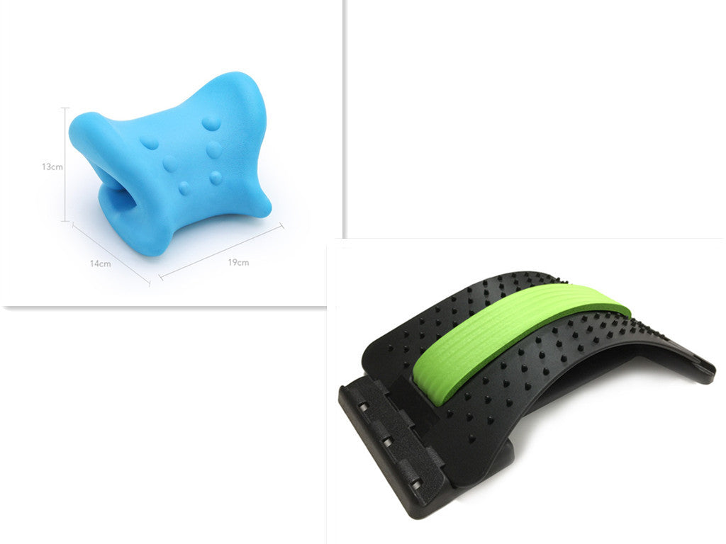 Almohada restauradora para dormir individual, almohada cervical de tracción para masaje
