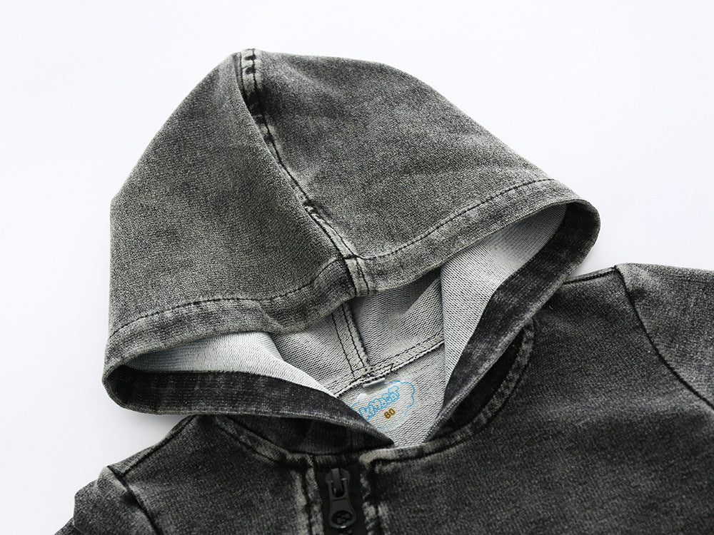 Vêtements pour enfants, combinaison pour bébé, chemise à fermeture éclair