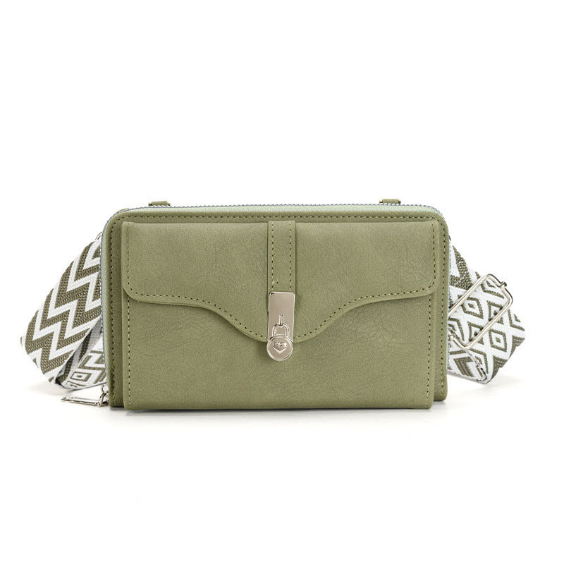 Women's Shoulder Messenger Broadband Mobile Large Capacity Small Square Bag