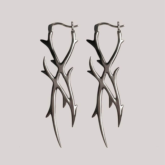 Boucles d'oreilles fluides creuses sans perforation, conception d'intérêt particulier