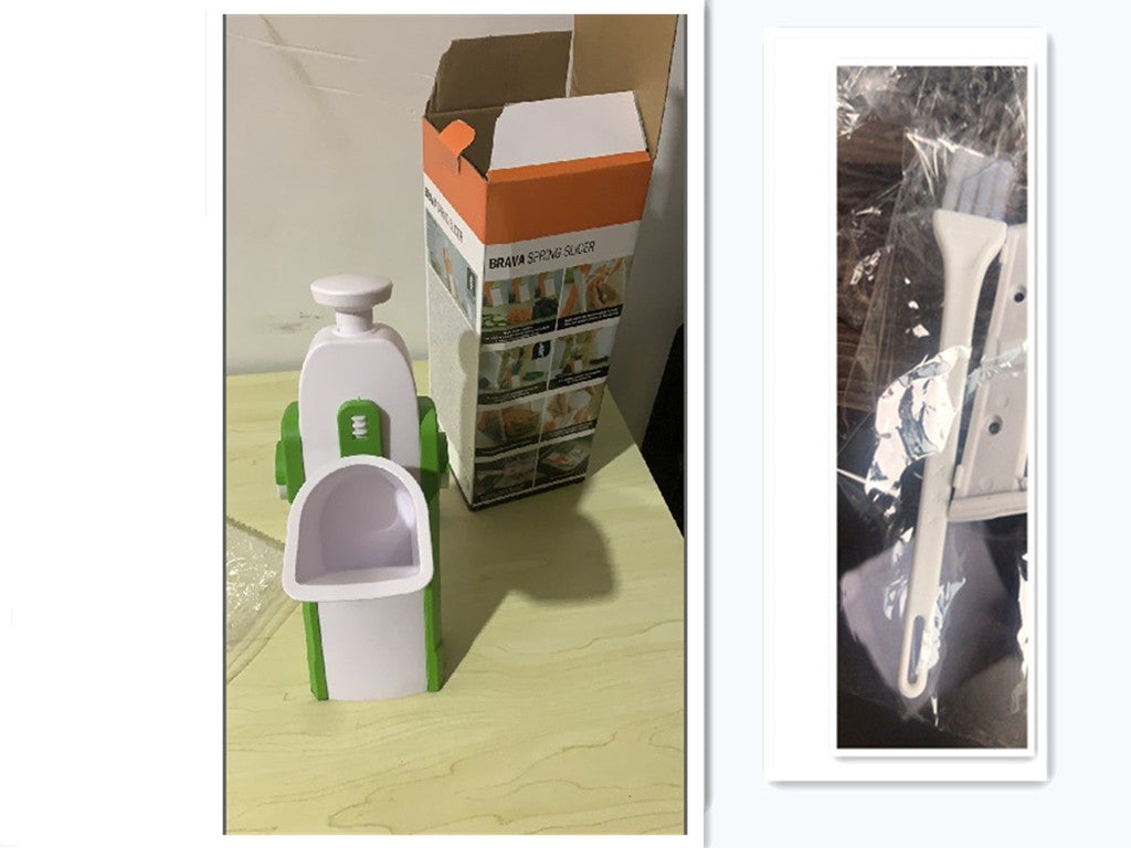 Multifunctional Vegetable Cutter Paper Shredder Kitchen Tool Meat Cutter Pound Garlic Household Shredder Onion Ginger Artifact