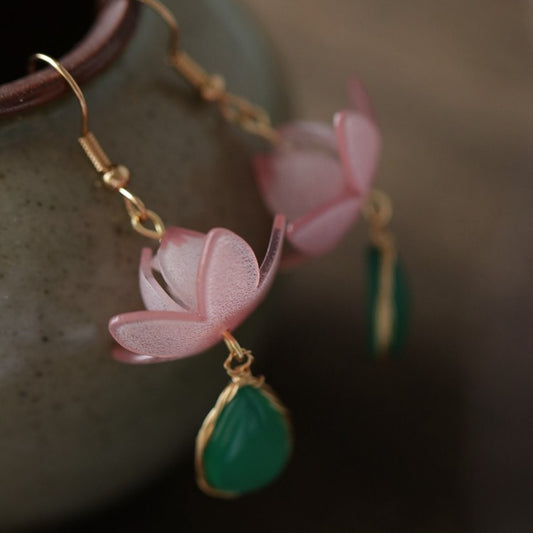 Boucles d'oreilles féeriques de style chinois ancien