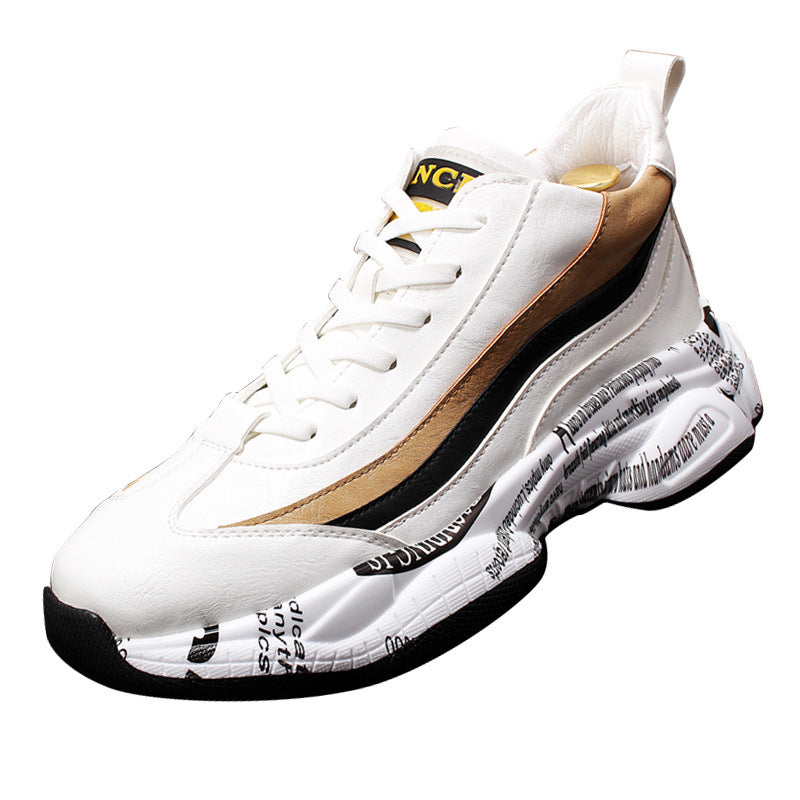Chaussures décontractées pour hommes, baskets montantes assorties avec tout, chaussures de sport pour papa