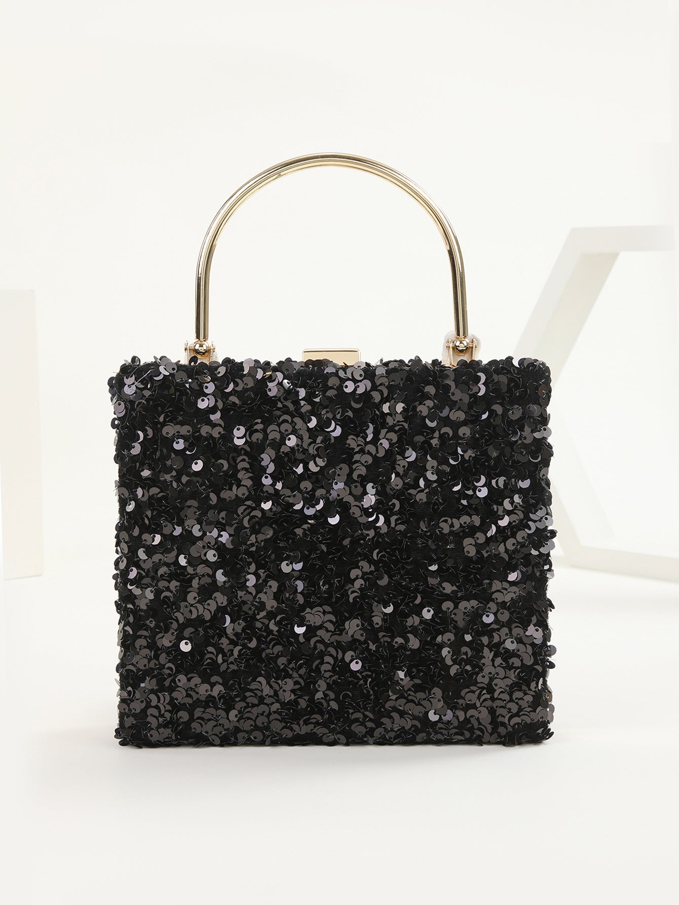 Sac de dîner à main pour femmes, paillettes colorées