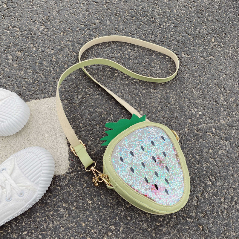 Sac de gelée à une épaule ananas fraise pour enfants d'été