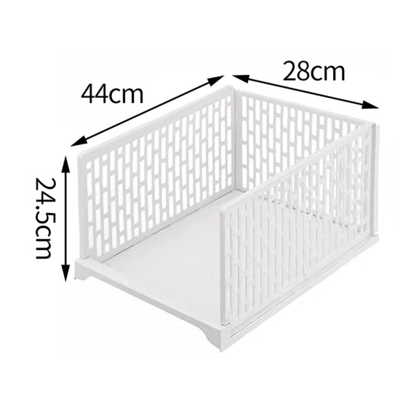 Caja de almacenamiento de guardarropa con partición en capas de almacenamiento de guardarropa