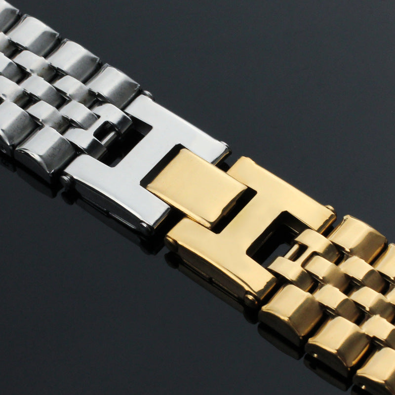 Bracelet incurvé à la mode en acier inoxydable