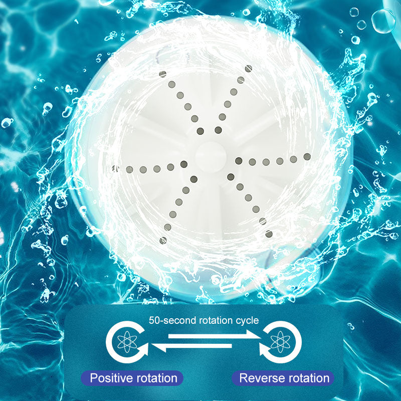 Mini machine à laver portative à turbine