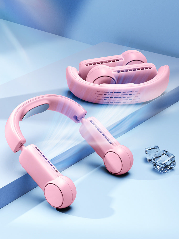 Mini ventilateur portatif de cou ventilateur portatif sans lame ventilateurs suspendus sans feuilles rechargeables par USB refroidisseur d'air ventilateurs de tour de cou portables