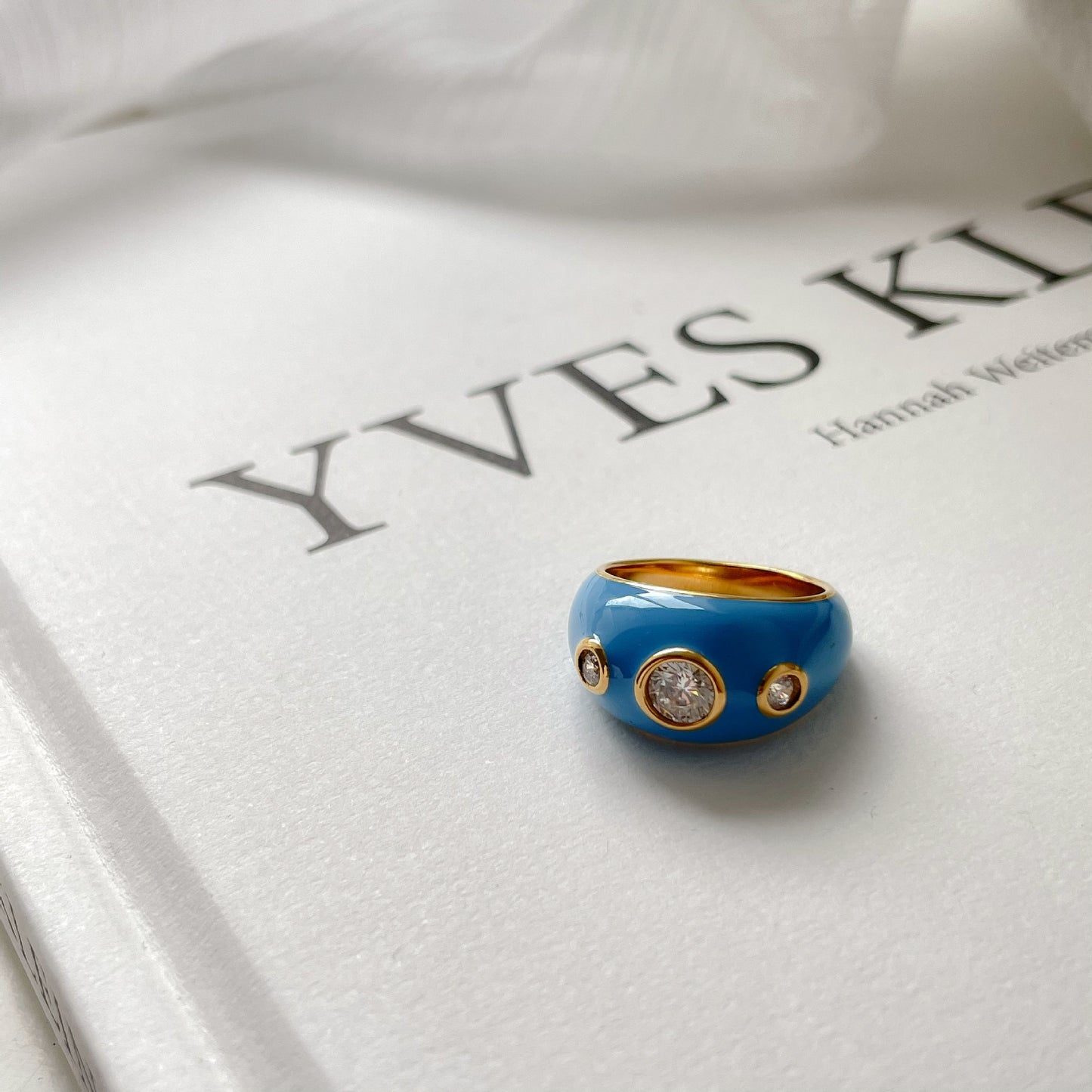 Bague Femme Émail Couleur Personnalité