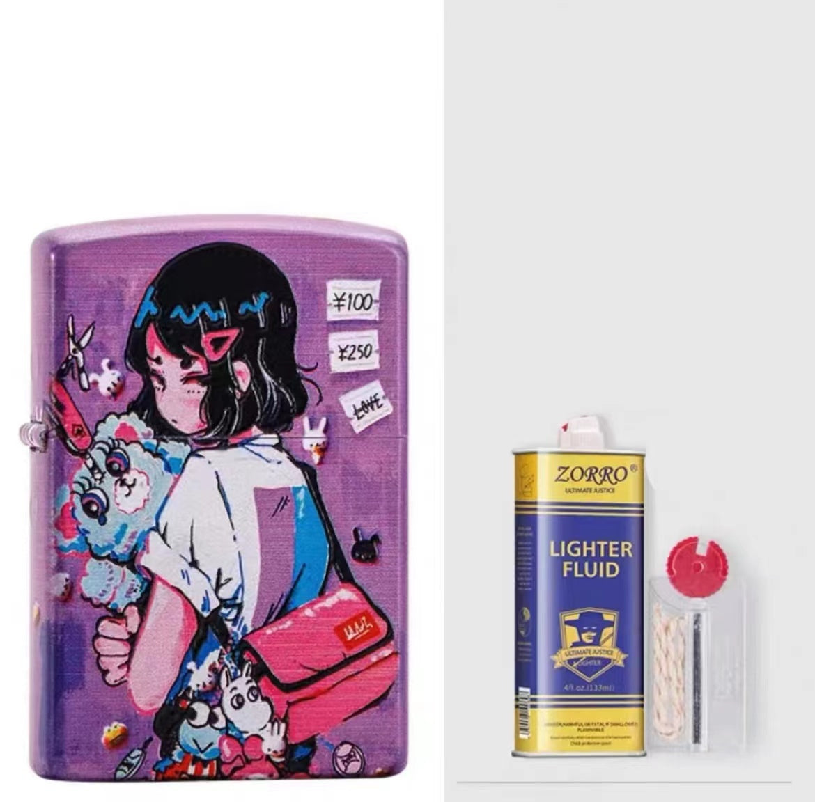 Encendedor de queroseno Muela abrasiva a prueba de viento Elemento secundario Alto nivel de apariencia