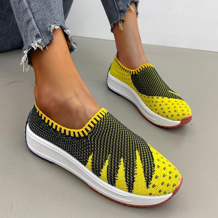 Chaussures respirantes Flyknit Baskets compensées