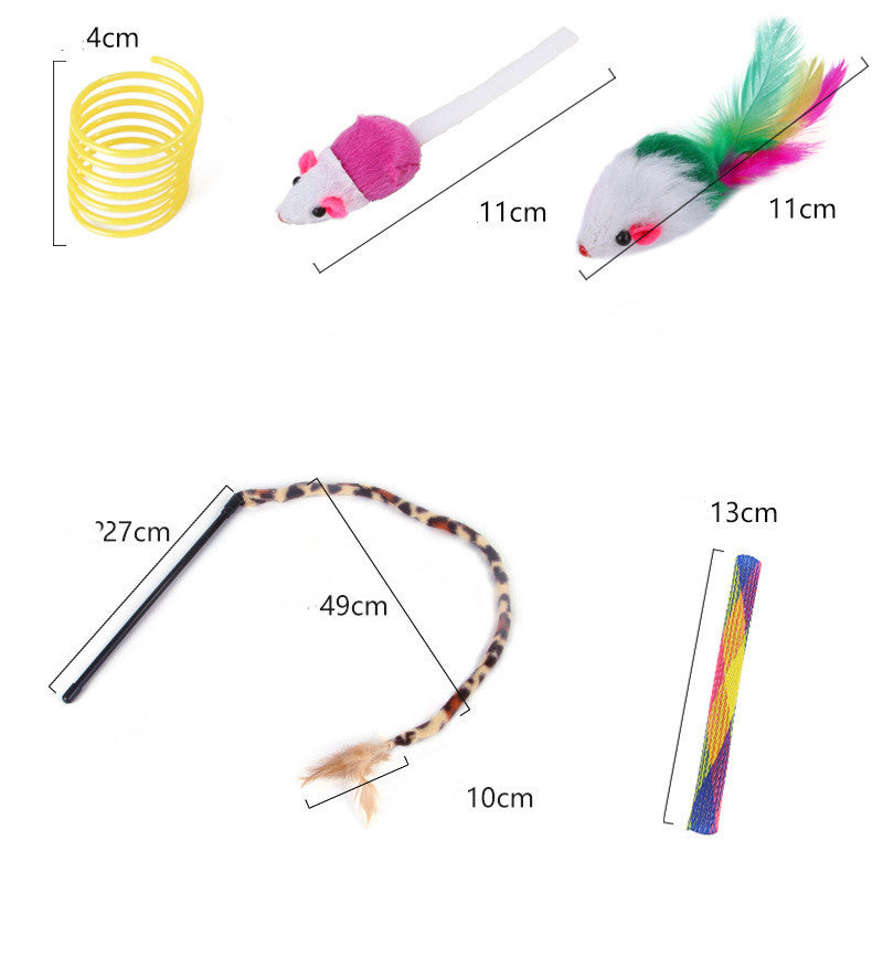 Ensemble de jouets pour chat, jouets amusants assemblés, Tunnel pour chat, fournitures pour animaux de compagnie