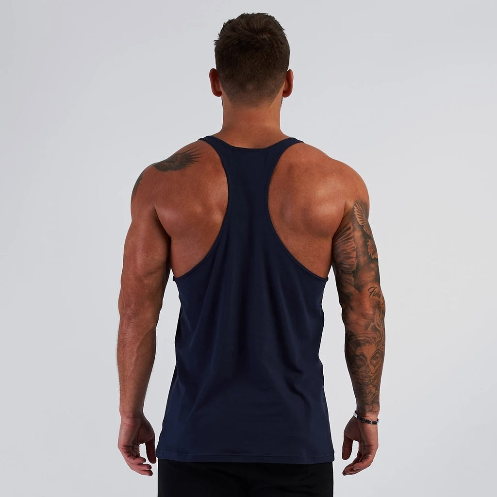 Men's Outdoor Running Leisure Sports Fitness Vest