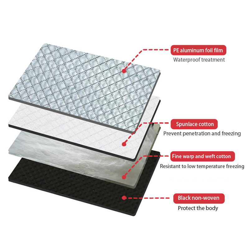Tapis anti-lumière pour pare-brise avant de voiture