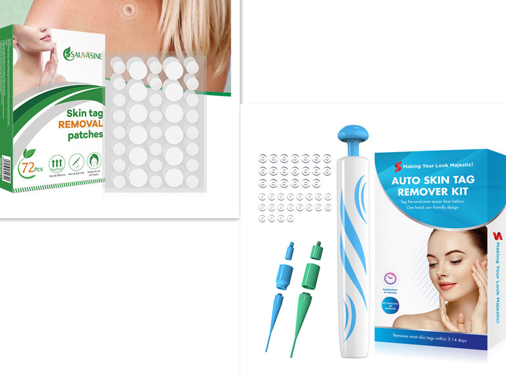 Kit d'élimination des étiquettes de peau, équipement pour éliminer les verrues, les grains de beauté, à usage domestique, outil de traitement des micro-étiquettes de peau, outil de soins de la peau facile à nettoyer