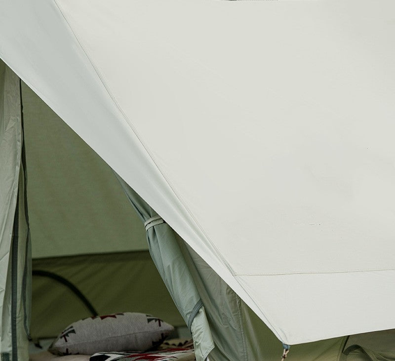 Tente de Camping en coton pour Camping en plein air, lumière familiale exquise, grand espace de luxe