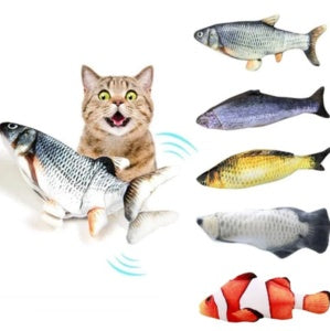 Version sans pince à chat - Jouet de poisson électrique de simulation de poisson sauteur électrique