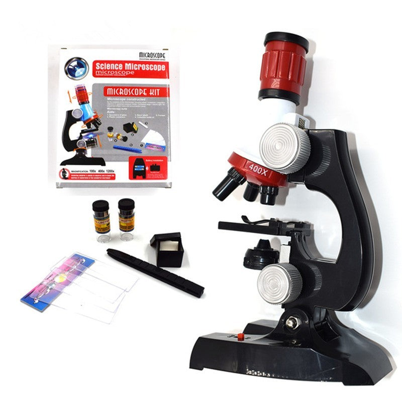 Microscope des sciences biologiques et de l'éducation des enfants
