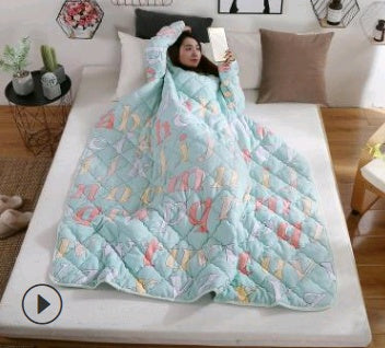 Couette d'hiver paresseuse avec manches