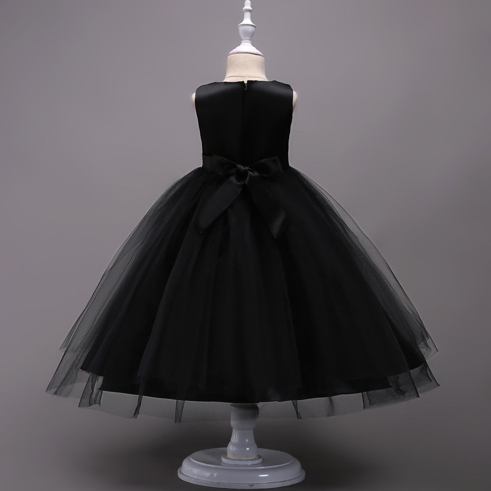 Vestido infantil bordado 4-15 años