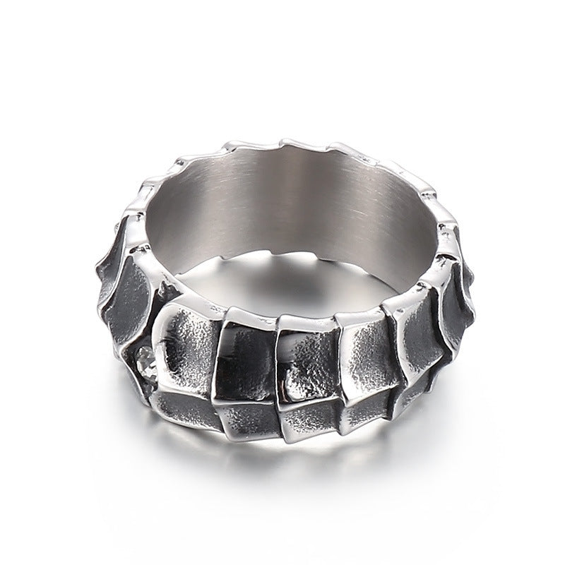 Old Simple Domineering New Personalized Design Casting Ring